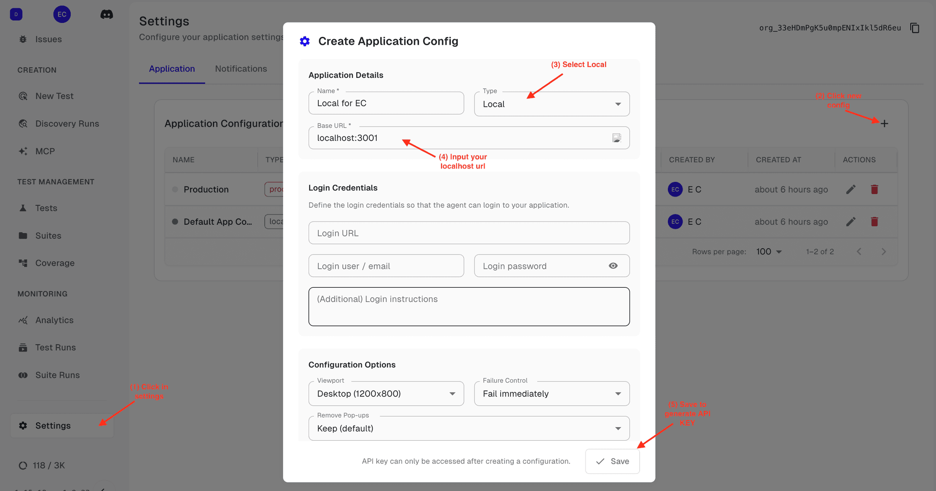 Creating local MCP configuration in Cursor