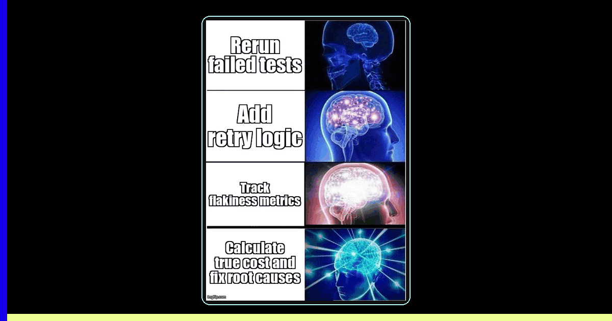 Flaky test failures draining engineering resources and CI/CD budgets