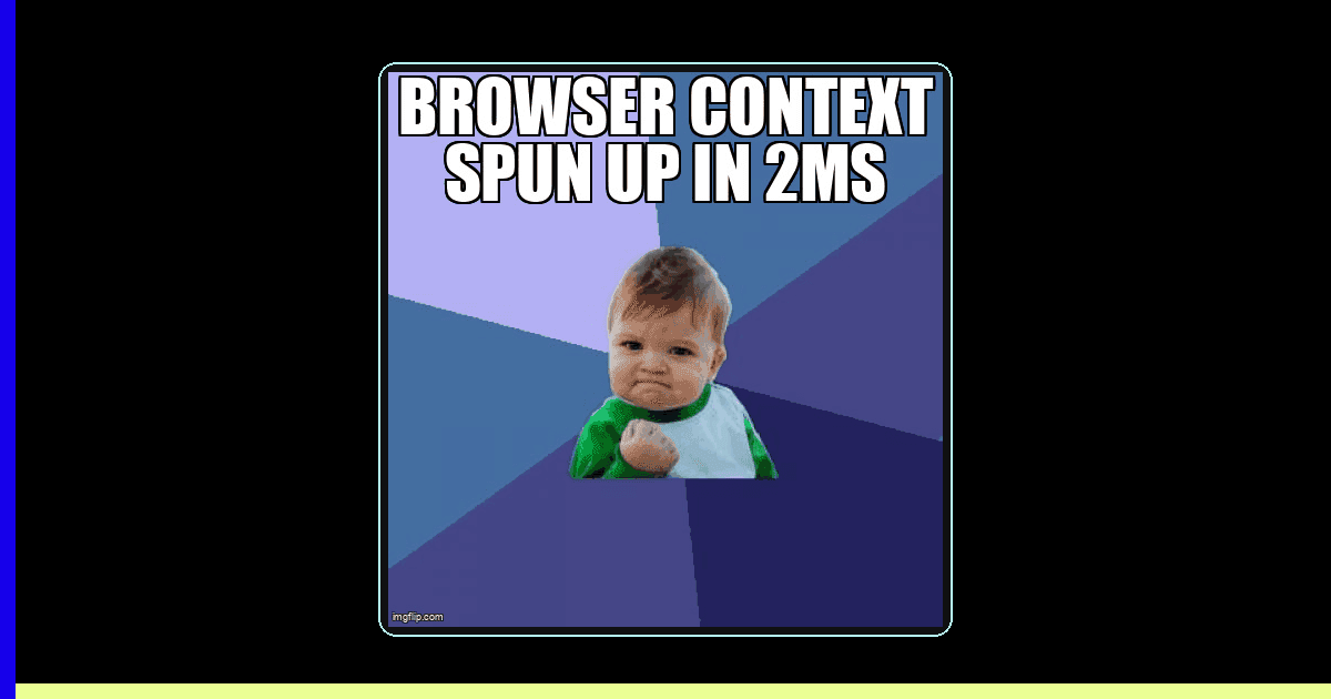 Playwright browser contexts diagram showing multiple isolated test sessions running inside a single browser process
