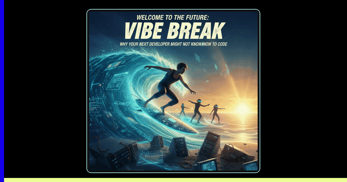 Vibe Break: Why Your Next Developer Might Not Code