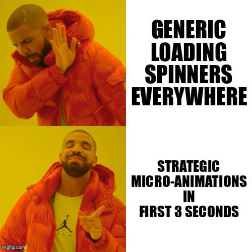 Micro-animations code examples showing button feedback and loading states