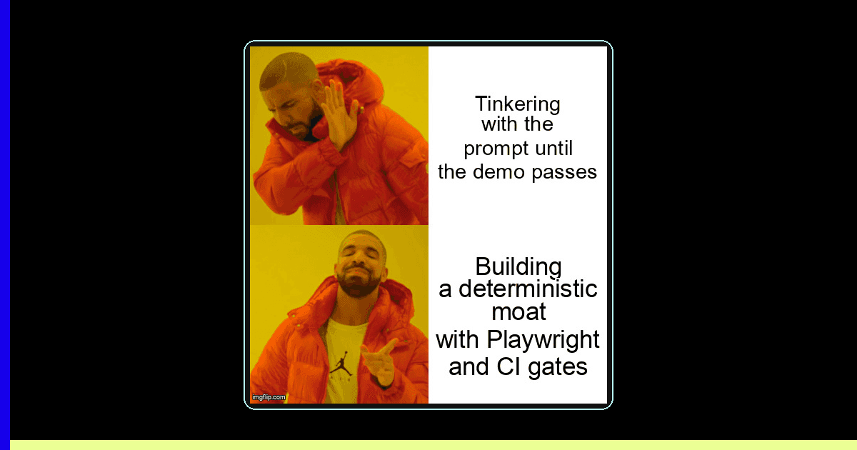 Deterministic agent testing playbook with prompts, traces, schemas, and CI gates