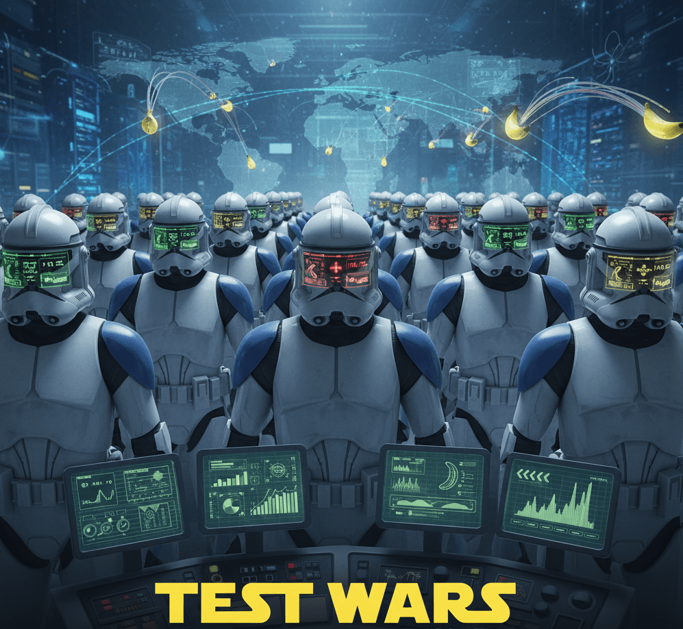 Test Wars Episode X: Attack of the Synthetic Clones – AI-driven synthetic monitoring validating end-to-end business workflows in production