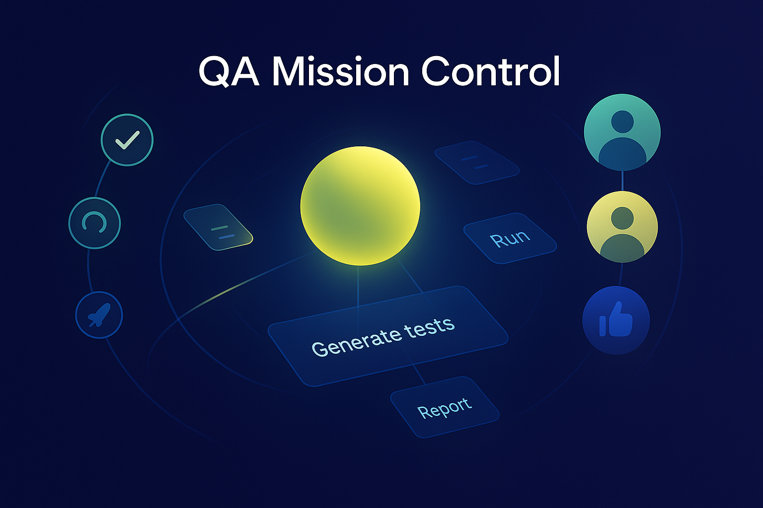 Mission Control Concept - AI-powered QA management and oversight